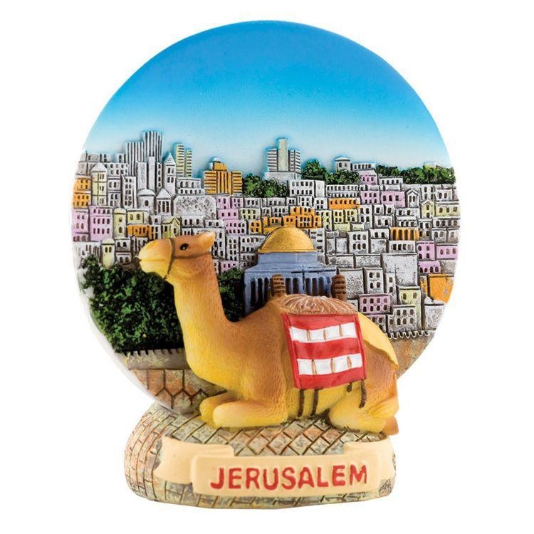Colorful Decorative Magnet - Jerusalem (Camel) - 1