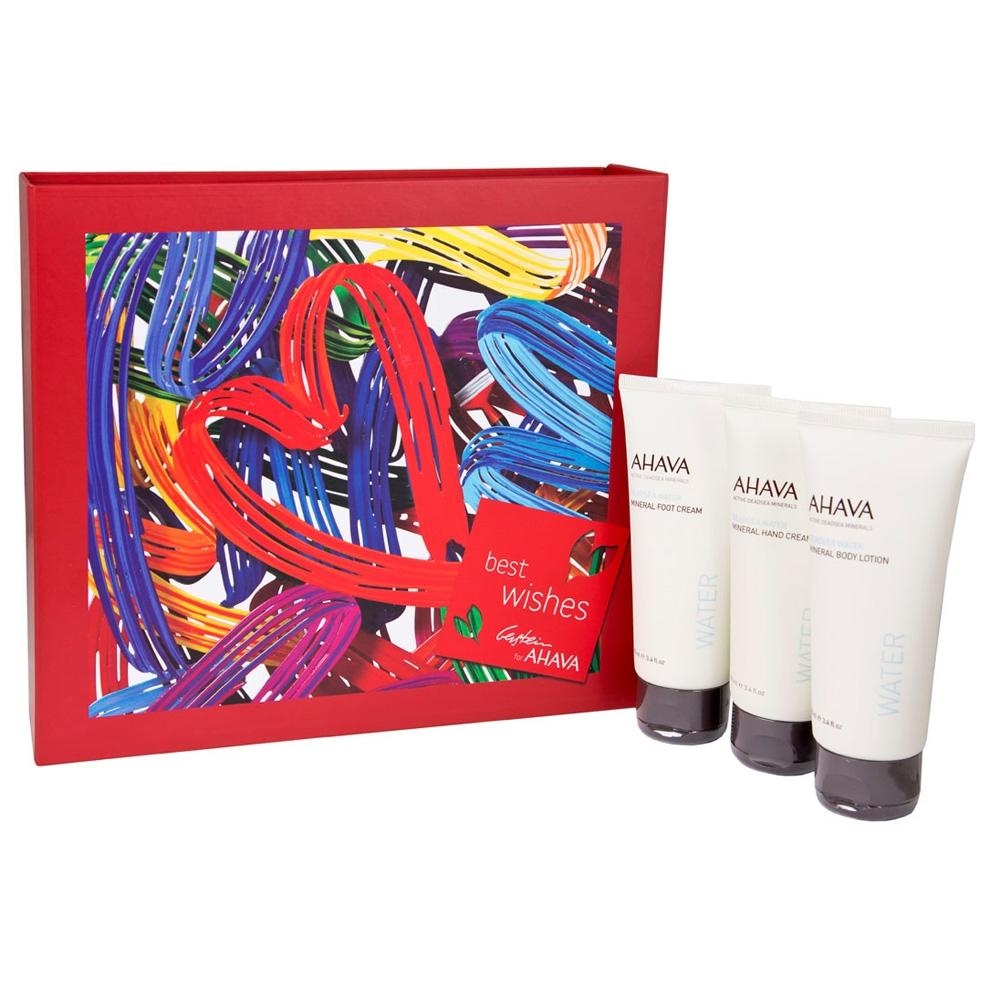 Colorful Wishes: AHAVA Body Treatment Triple Gift Box Designed by David Gerstein - 1