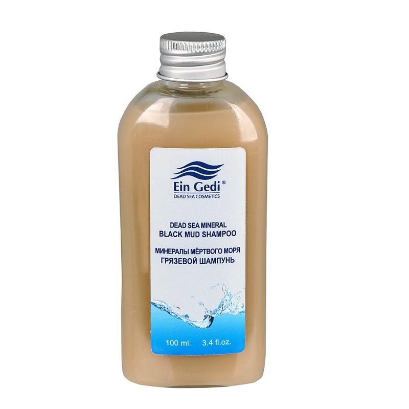 Ein Gedi Dead Sea Mineral Black Mud Shampoo (100 ml / 3.4 fl.oz) - 1