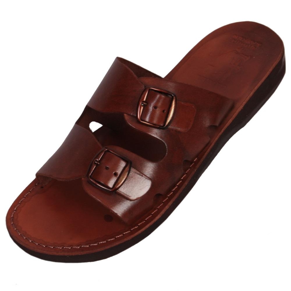 Red Sea Handmade Leather Men's Sandals - Brown - 1