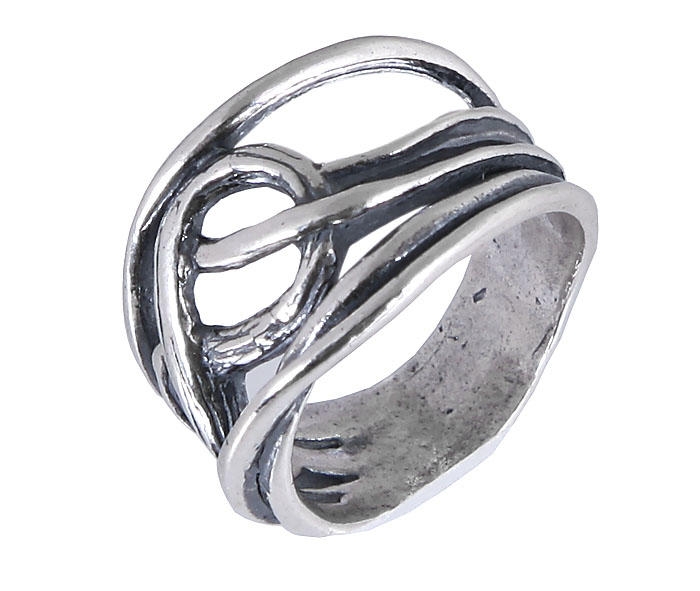  Knotted Sterling Silver Ring - 1