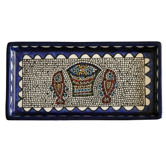  Mosaic Fish Tray. Armenian Ceramic - 1