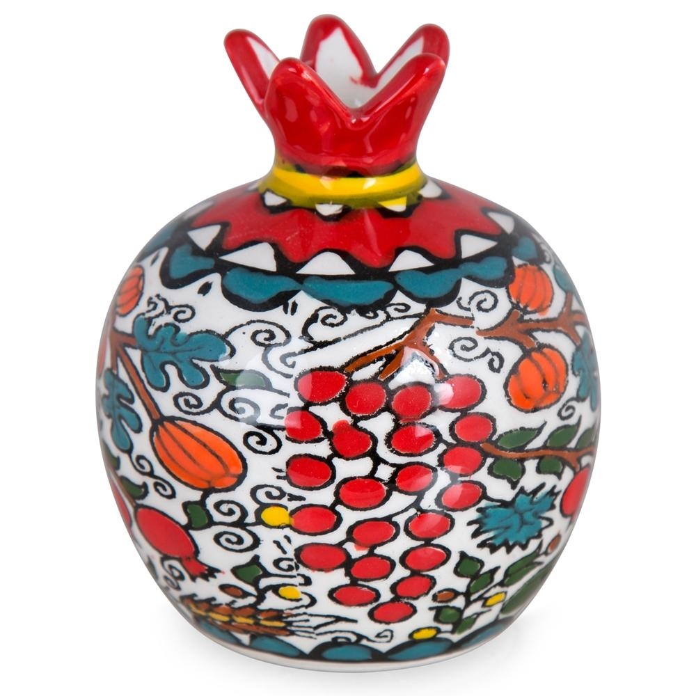 Pomegranate Ceramic with Seven Species Design. Armenian Ceramic - 1