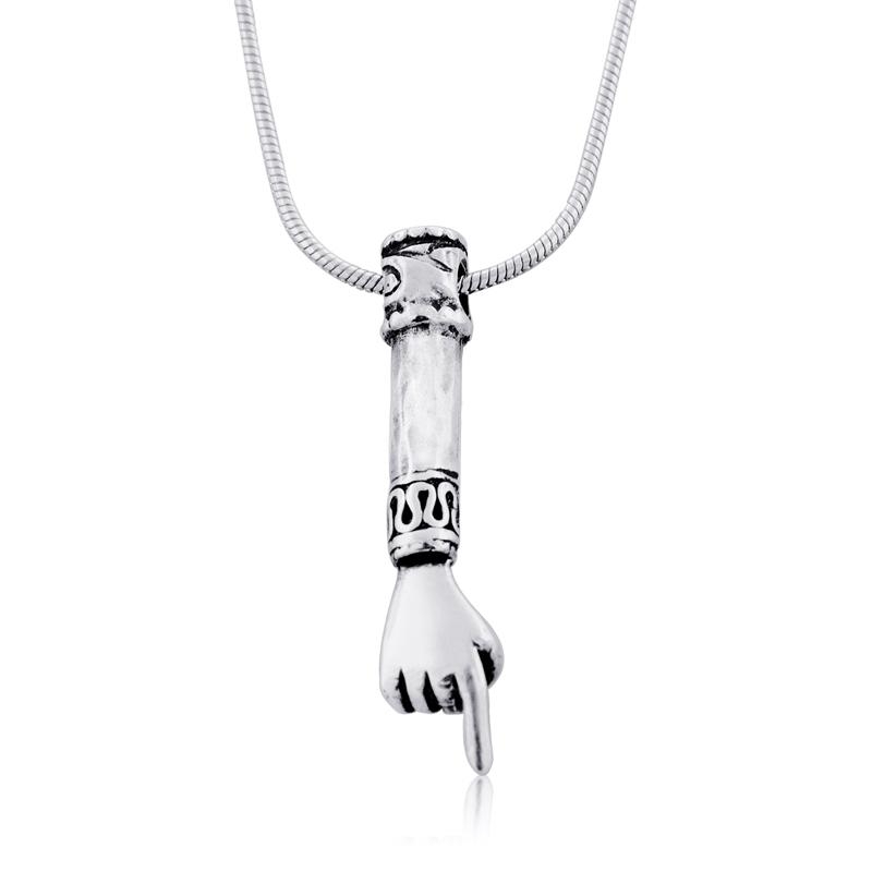 Sterling Silver 'Yad' Necklace - 1