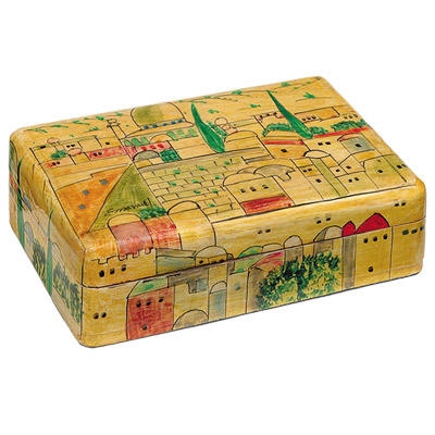  Yair Emanuel Jewelry Box - Jerusalem Sepia (medium) - 1