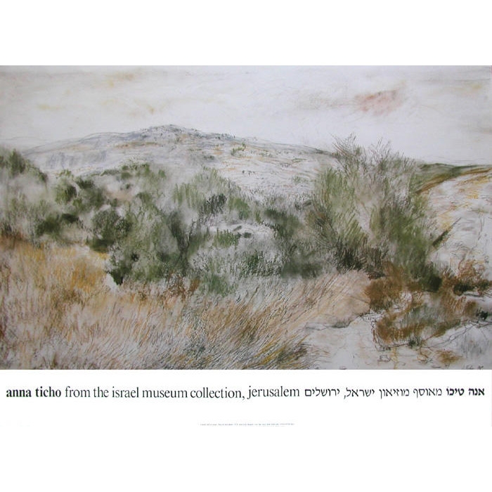  A Lonely Hill in Judea. Anna Ticho (Poster) - 1