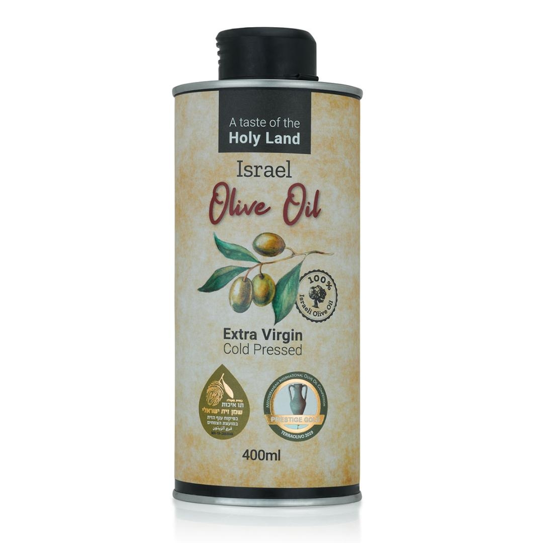 "A Taste of the Holy Land" Extra Virgin Olive Oil – Cold Pressed (400ml) - 1