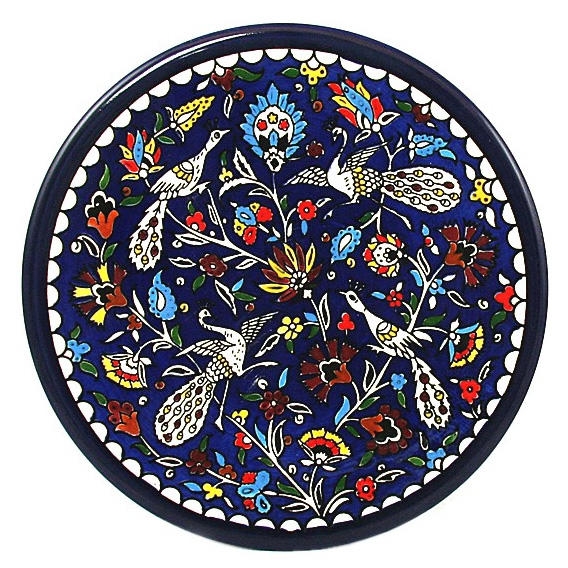  4-Peacock Plate. Armenian Ceramic - 1