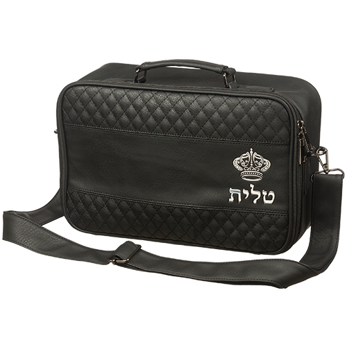 Deluxe Faux Leather Tallit (Prayer Shawl) Bag  - 1