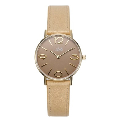 Women's Gold Plated Stainless Steel Watch by Adi - 1