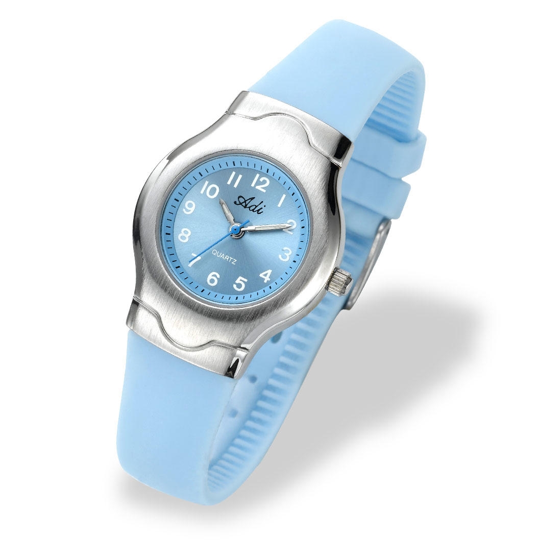 Blue Silicone Watch by Adi - 1