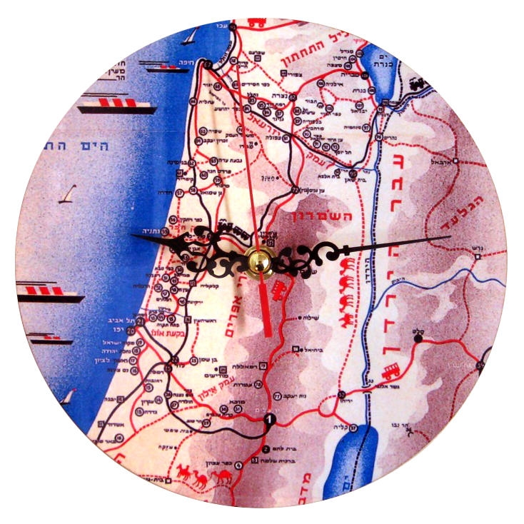 Barbara Shaw Land of Israel Clock - 1
