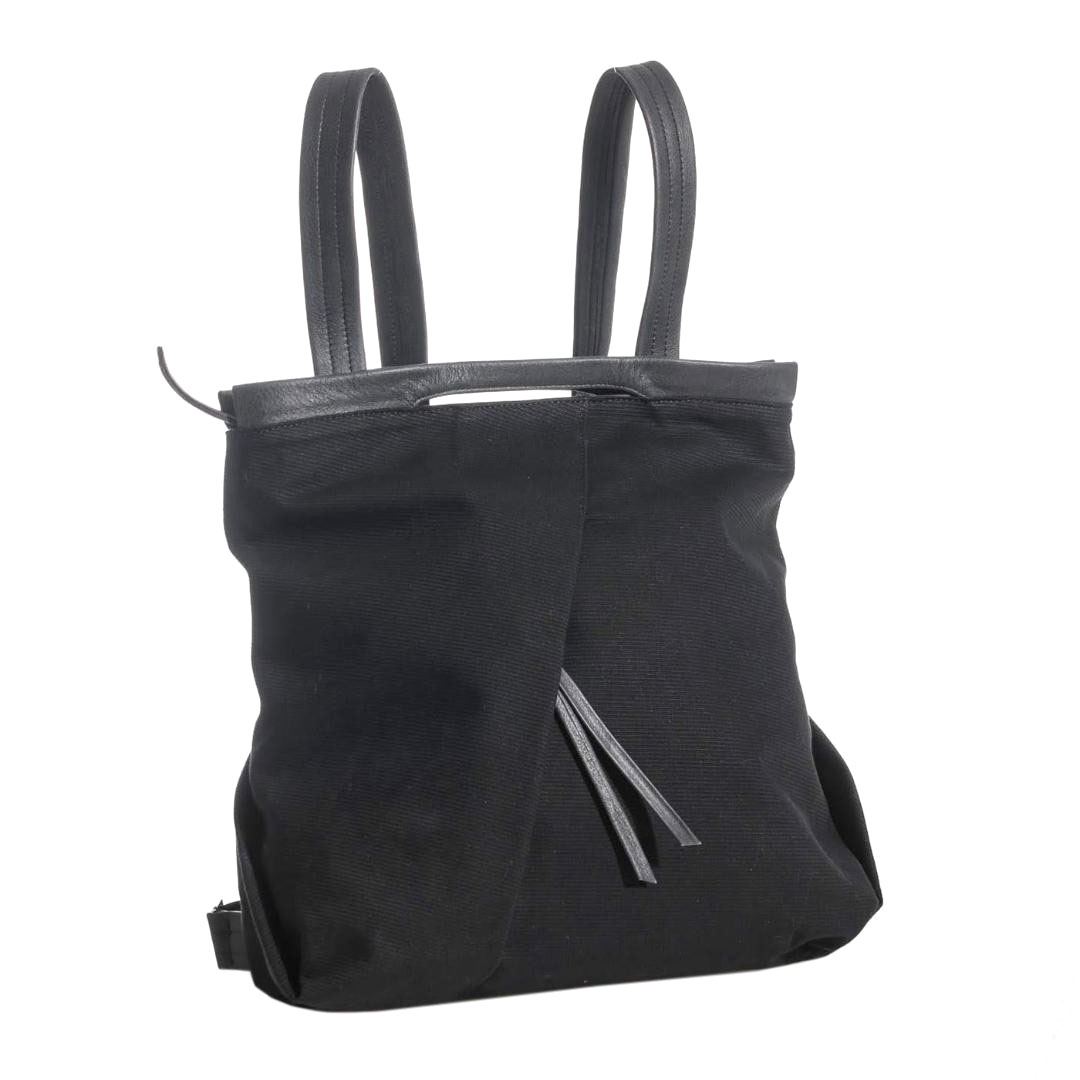 Bilha Bags Black Ani Fold Backpack - 1