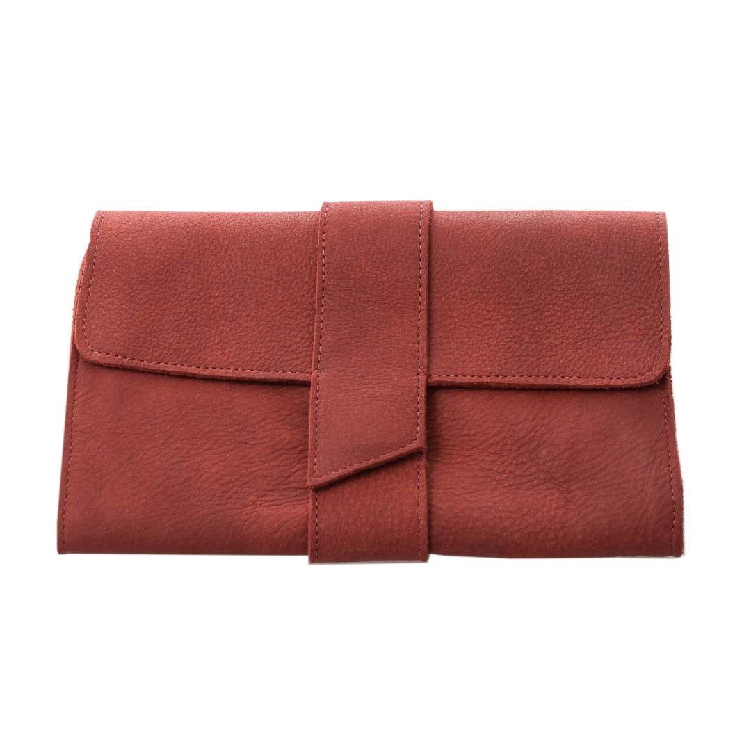 Bilha Bags Malta Envelope Wallet – Cherry Red - 1