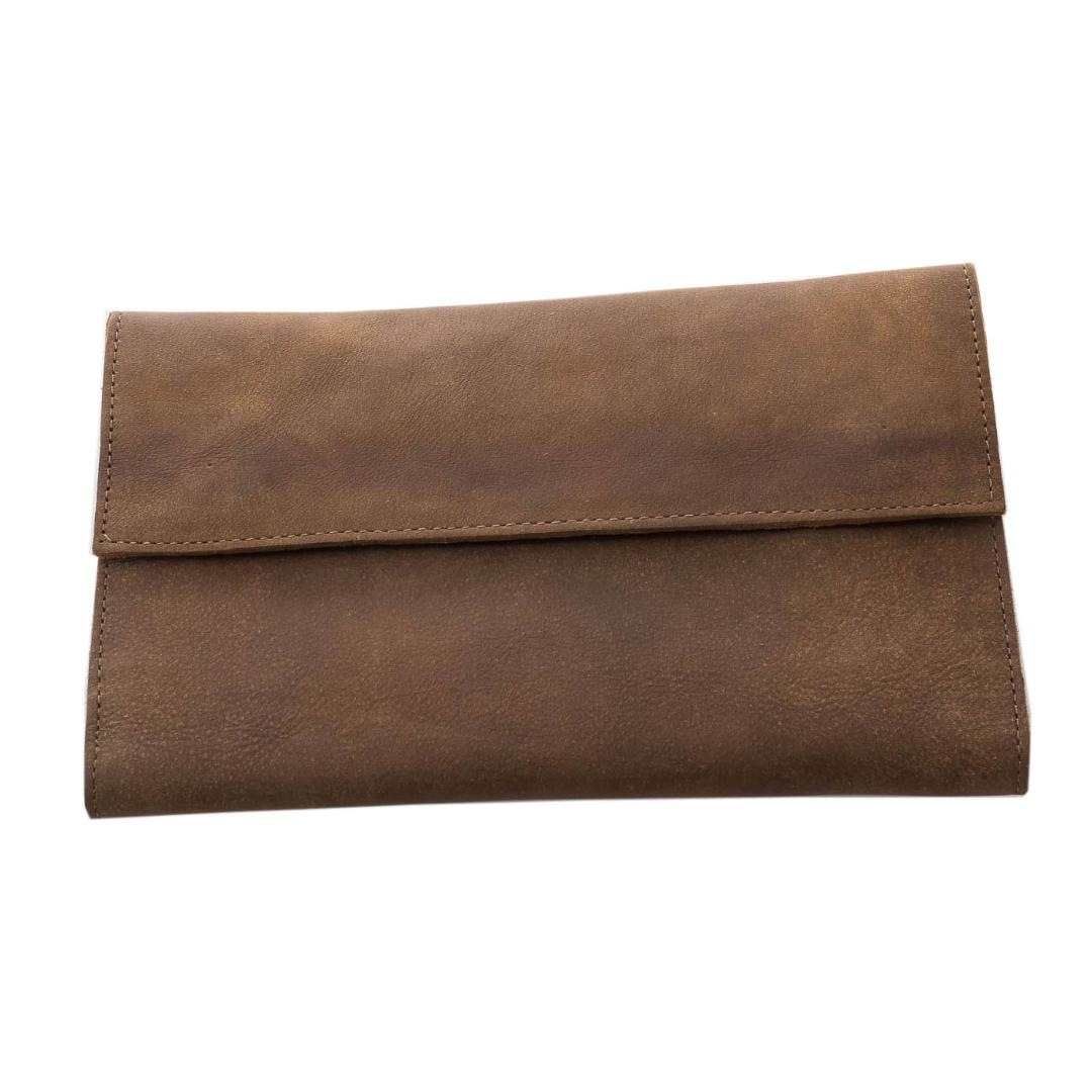 Bilha Bags Trifold Leather Wallet – Walnut   - 1