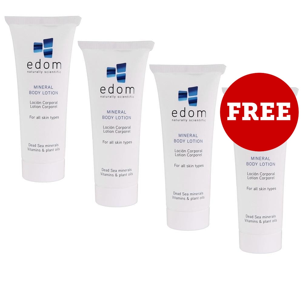 Buy 3 Edom Mineral Body Lotions and get 1 for FREE - 1