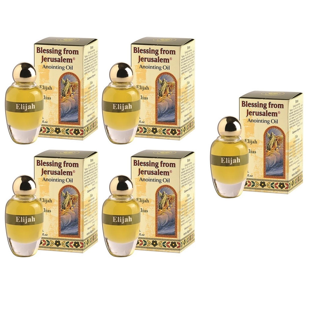 Collection of "Elijah" Anointing Oils (12 ml): Buy Four, Get The Fifth For Free! - 1