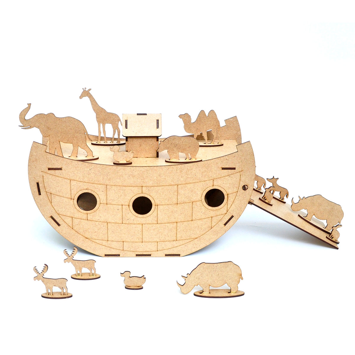 Noah's Ark 3D Wooden Assembly Kit - 1