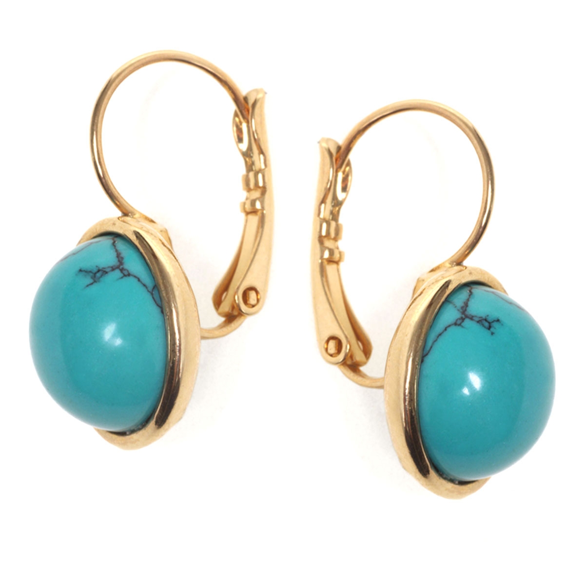 SEA Smadar Eliasaf Classic Turquoise Drop Earrings - 1