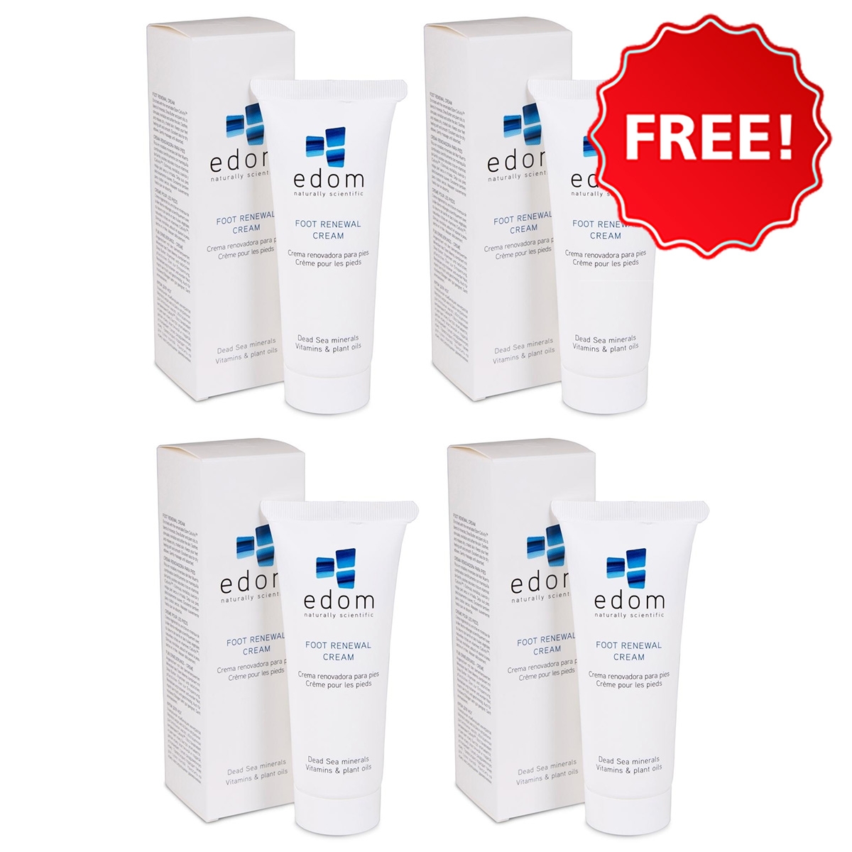 Buy 3 Edom Foot Renewal Creams and get 1 for FREE - 1