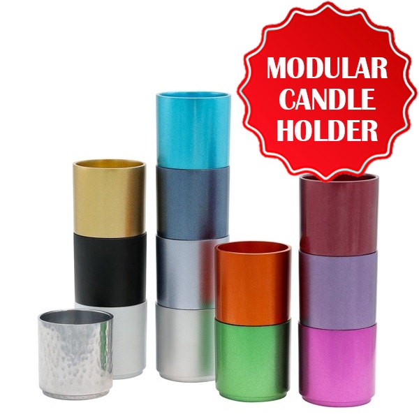Modular Candle Holder by Yair Emanuel - Variety of Colors (Tealight) - 1