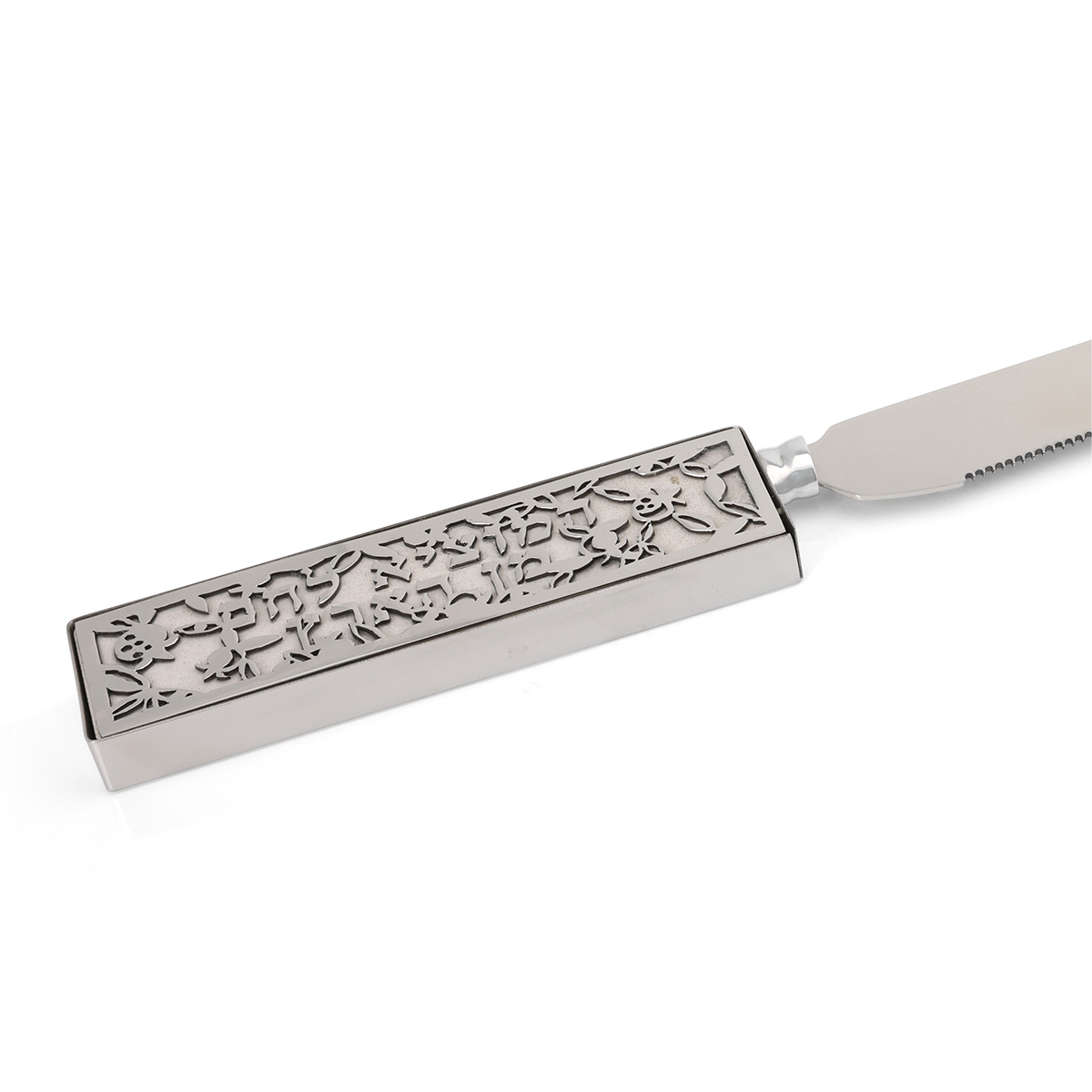 Yair Emanuel Pomegranate Challah Knife - Choice of Color - 1