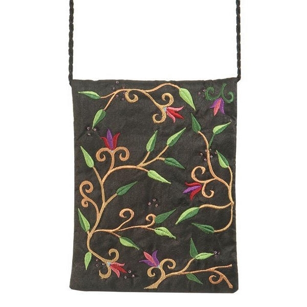 Yair Emanuel Embroidered Bag - Flowers  - 1