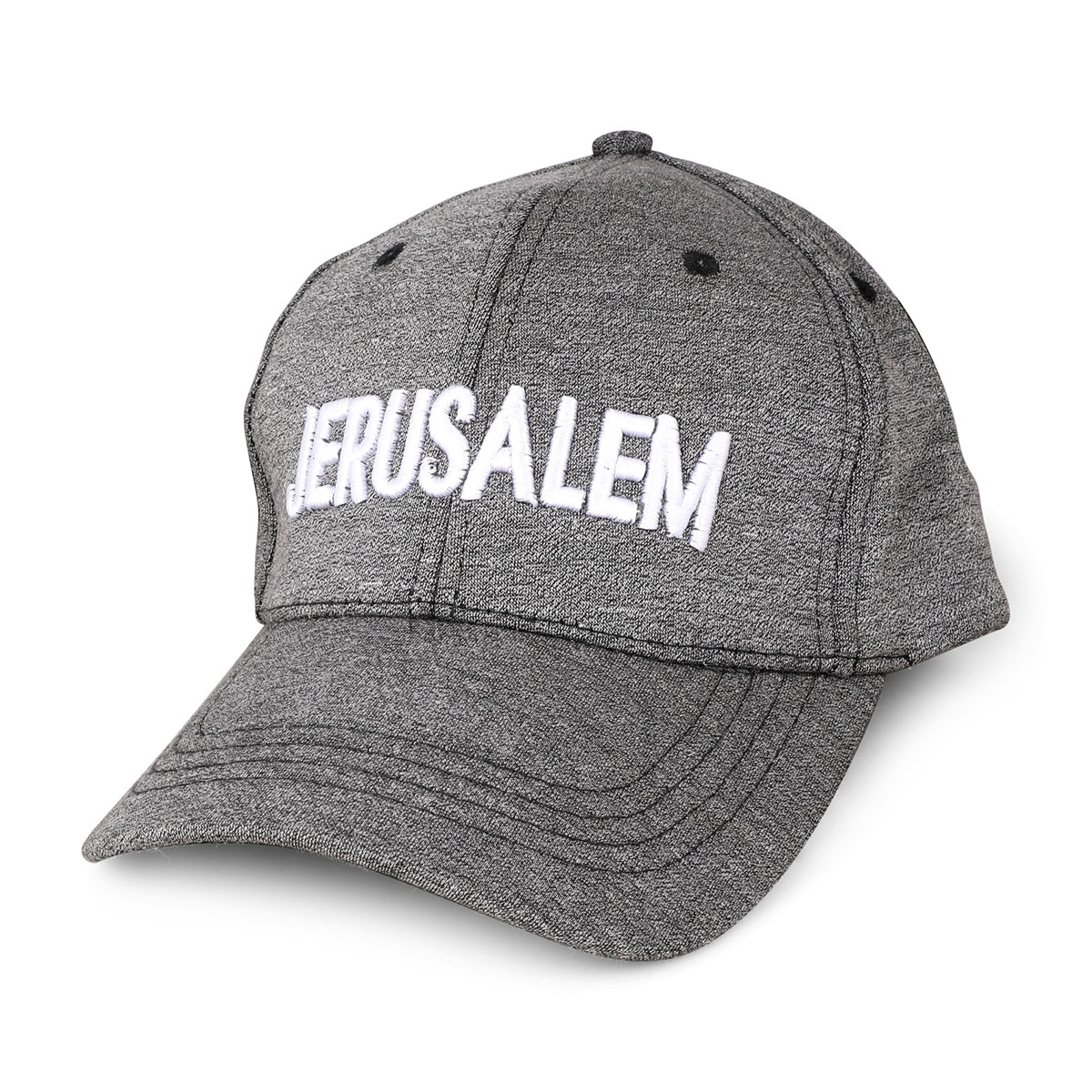 Grey Jerusalem Baseball Cap - 1
