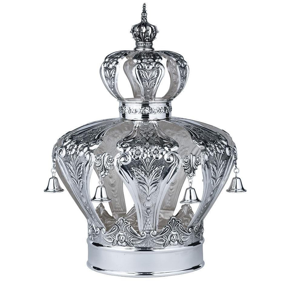 Hadad Bros 925 Sterling Silver Torah Crown - 1