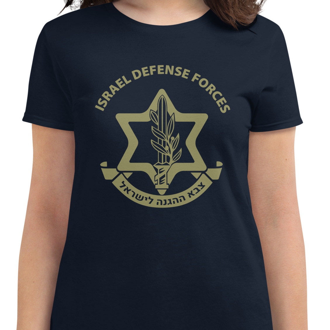 IDF Women's Classic Fit Crew-Neck T-Shirt - 1