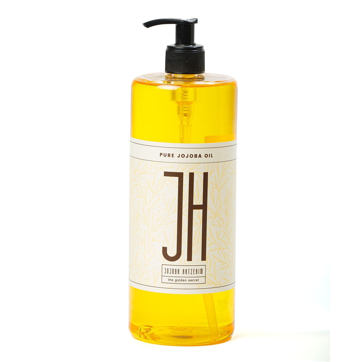 Jojoba Hatzerim - 100% Pure Jojoba Oil (1 Litre / 33.9 fl.oz) | Chemical Free | Cold Pressed - 1