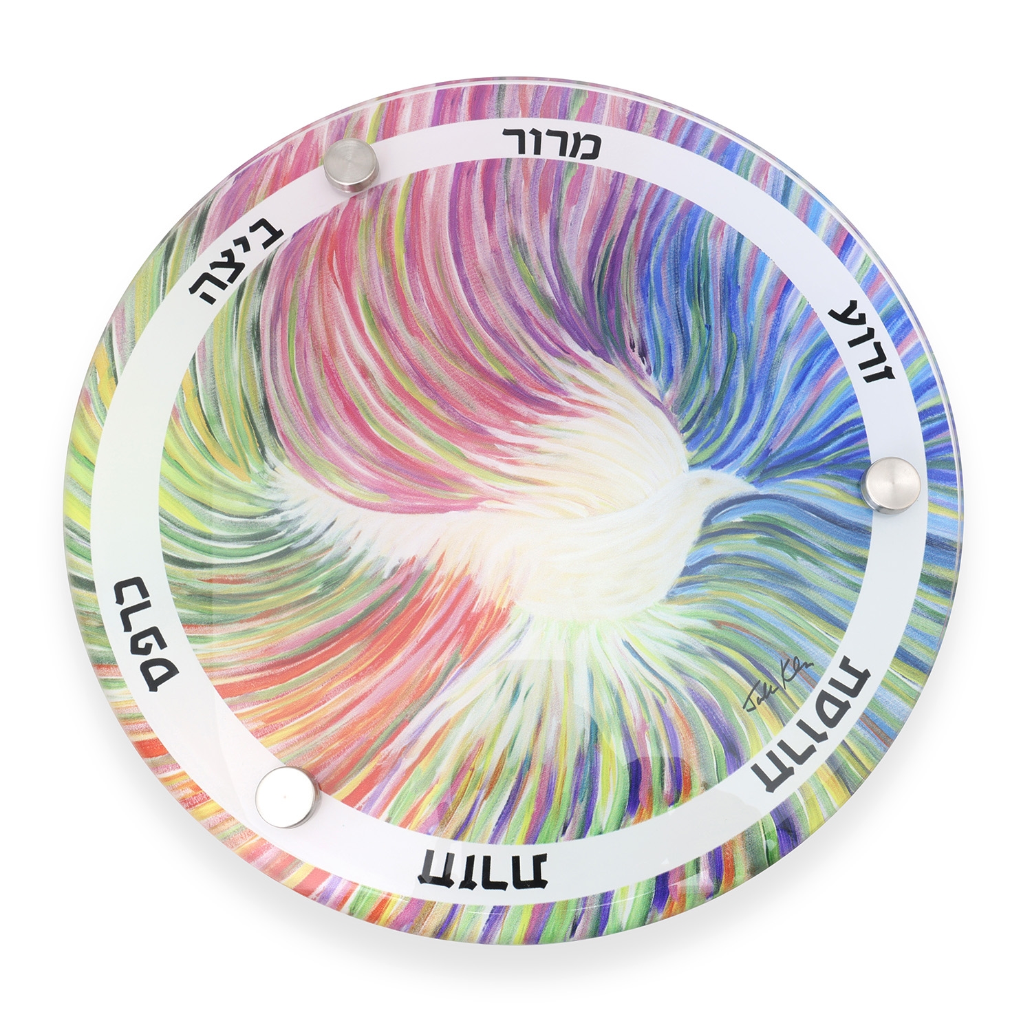 Jordana Klein Dove of Color Seder Plate - 1