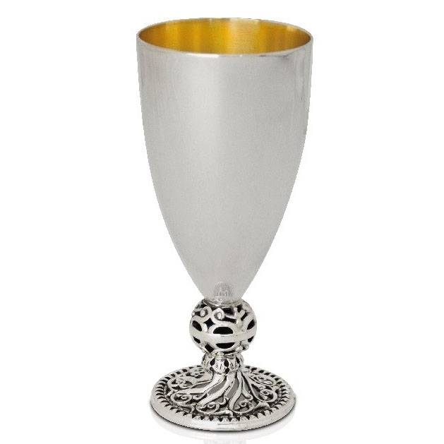 Nadav Art Sterling Silver Igal Kiddush Cup - 1