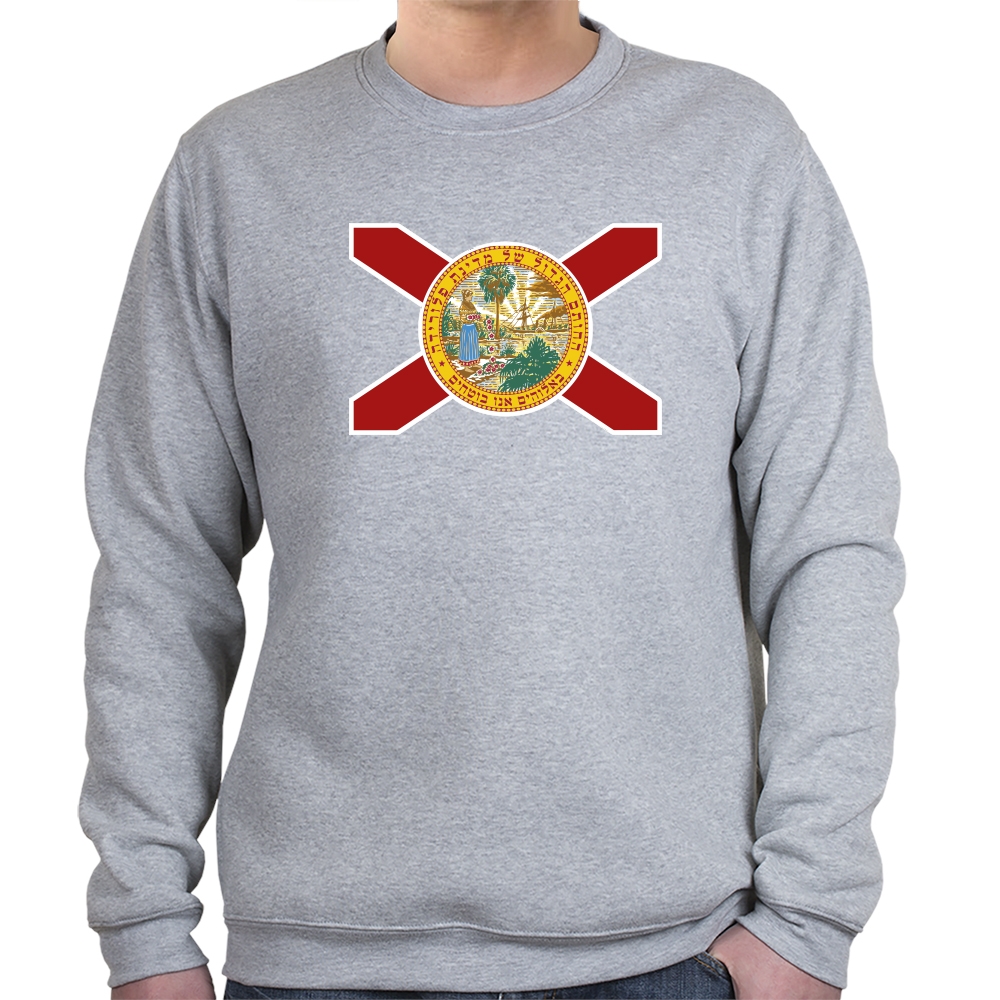 Hebrew State Sweatshirt - Florida. Variety of Colors - 1