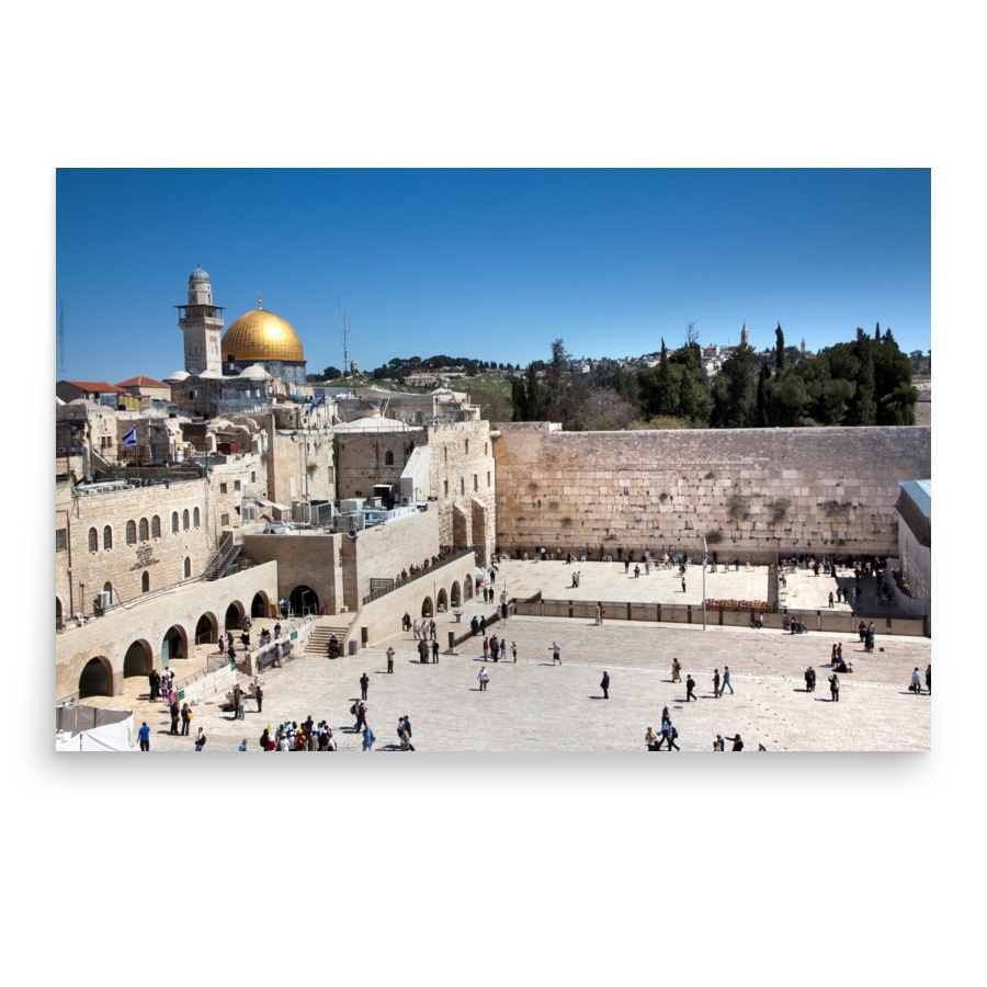 Kotel & Temple Mount - Jerusalem Poster - 1