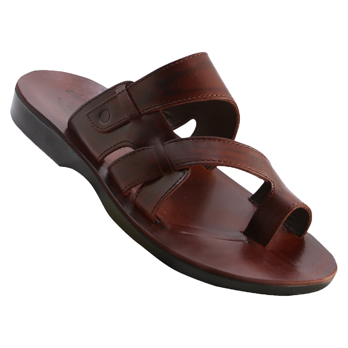 Reuben Men's Handmade Leather Sandals - 1