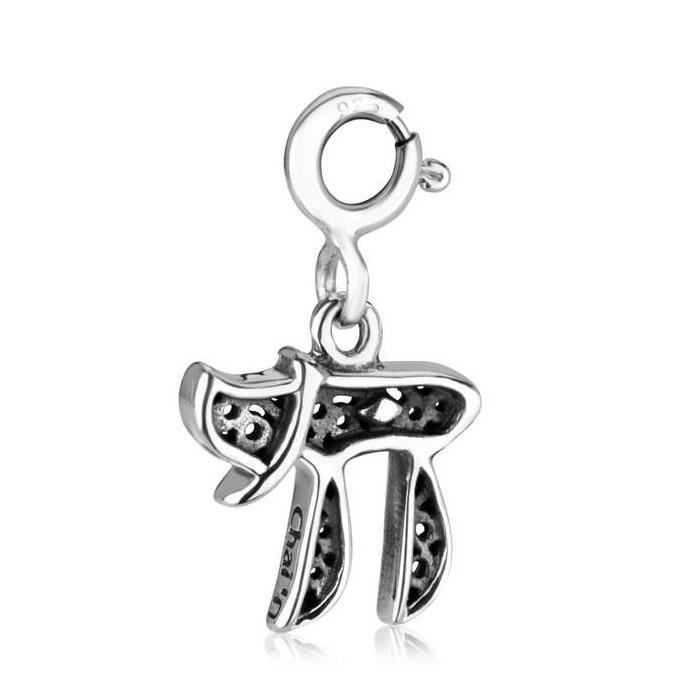 Marina Jewelry Elaborate Chai Clip-on Charm - 1