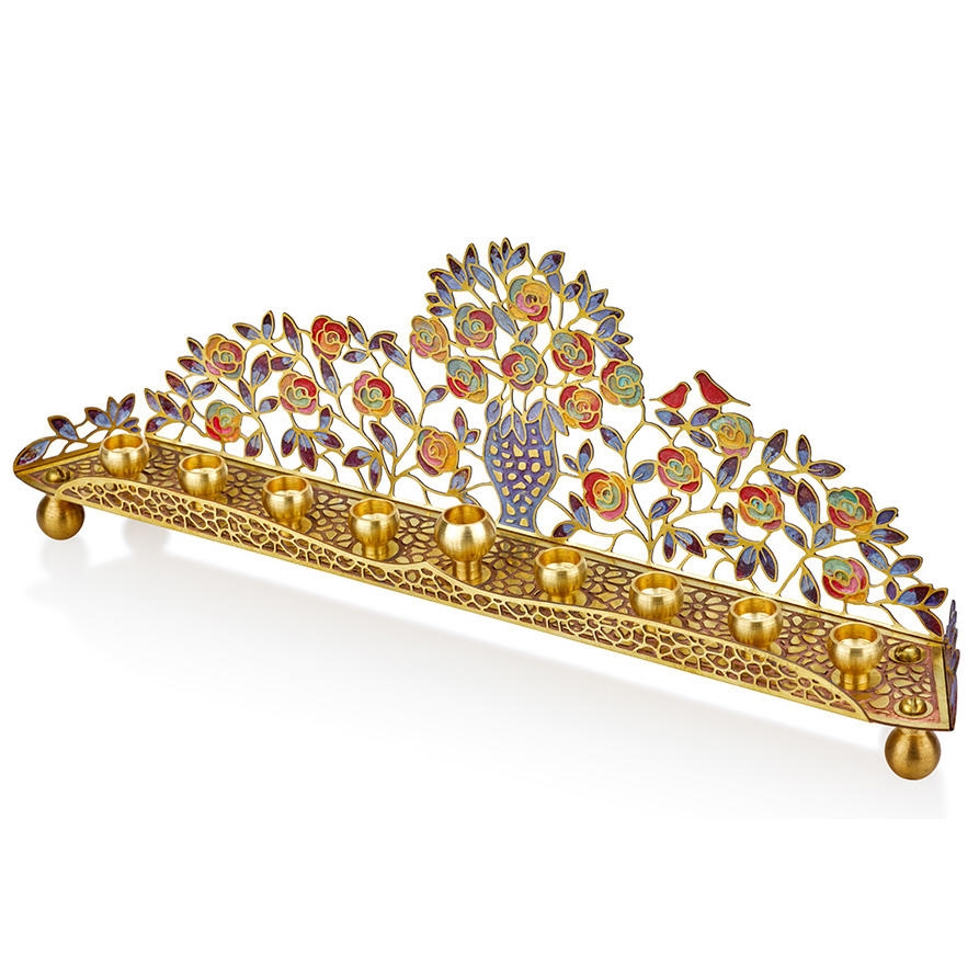 Orit Grader Blossom Menorah (Available in Two Colors) - 1