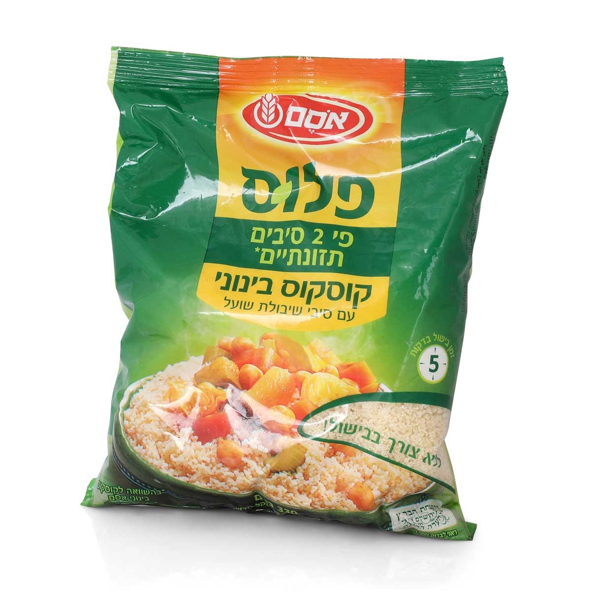Medium No-Cook Couscous with Oatmeal 330 gr - 1