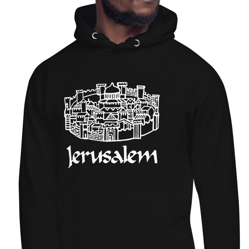Old City of Jerusalem Unisex Hoodie - 9