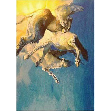 Edwin Salomon - Wild Horses in Blue - 1