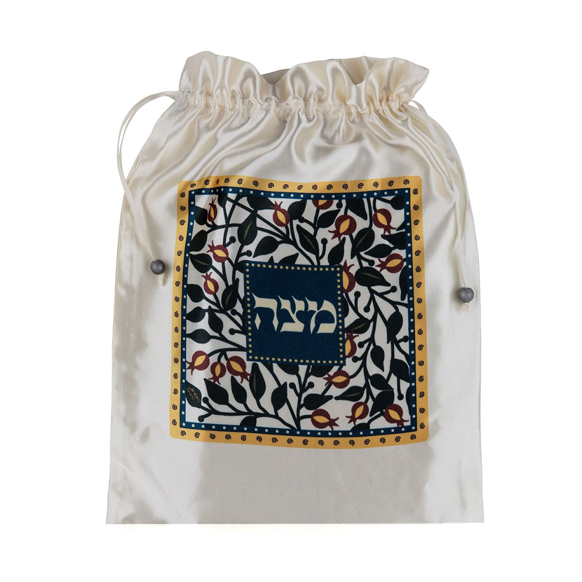 Dorit Judaica Designer Afikoman Bag With Pomegranate Design - 1