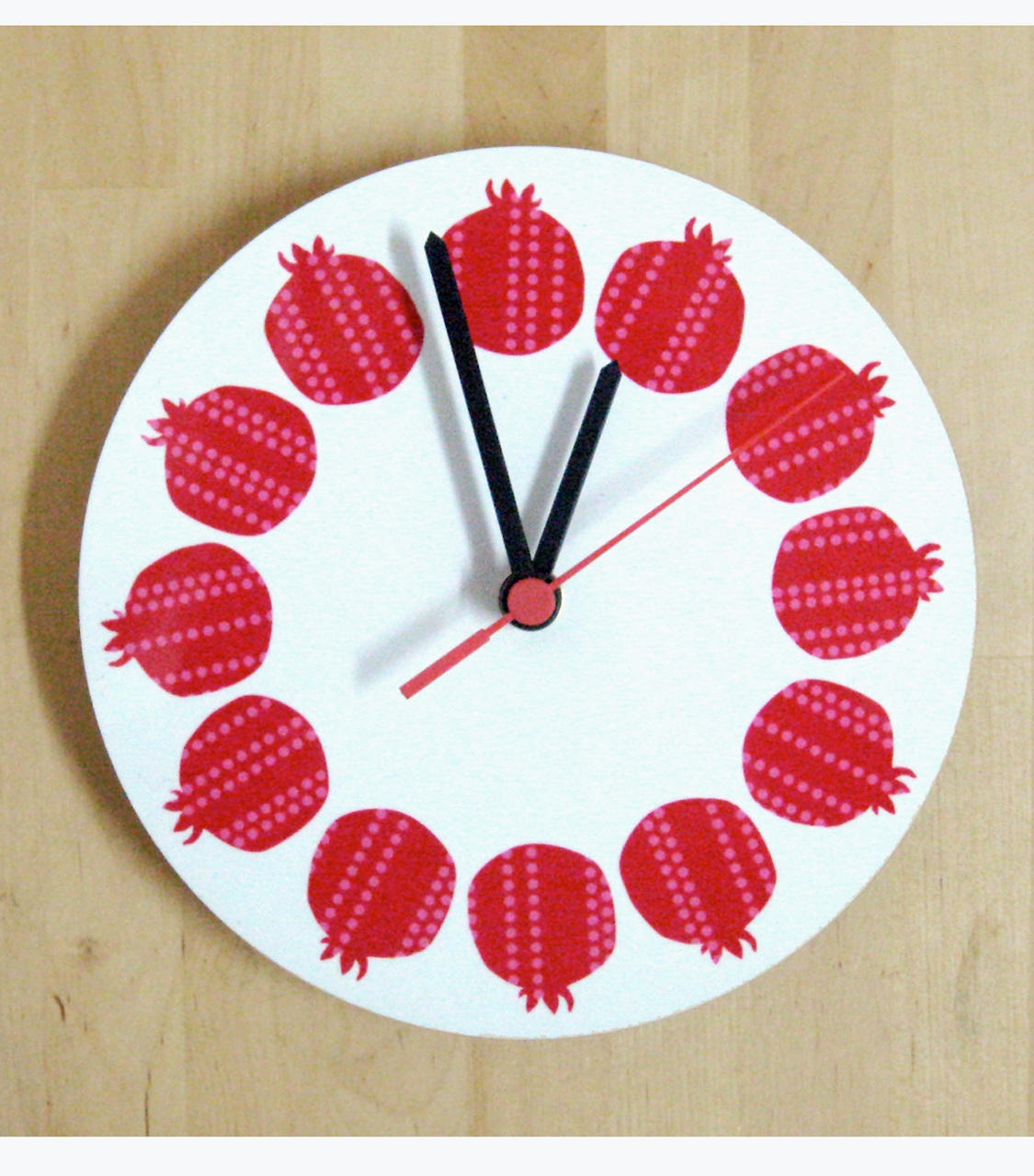 Barbara Shaw Pomegranates Clock - 1