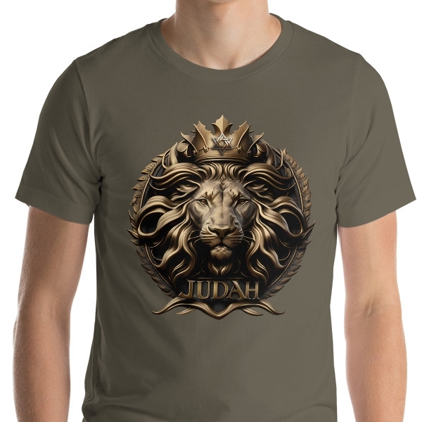 Regal Bronze Lion of Judah - Men's T-Shirt - 1