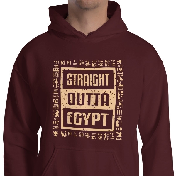 Straight Outta Egypt Passover Unisex Hoodie - 1