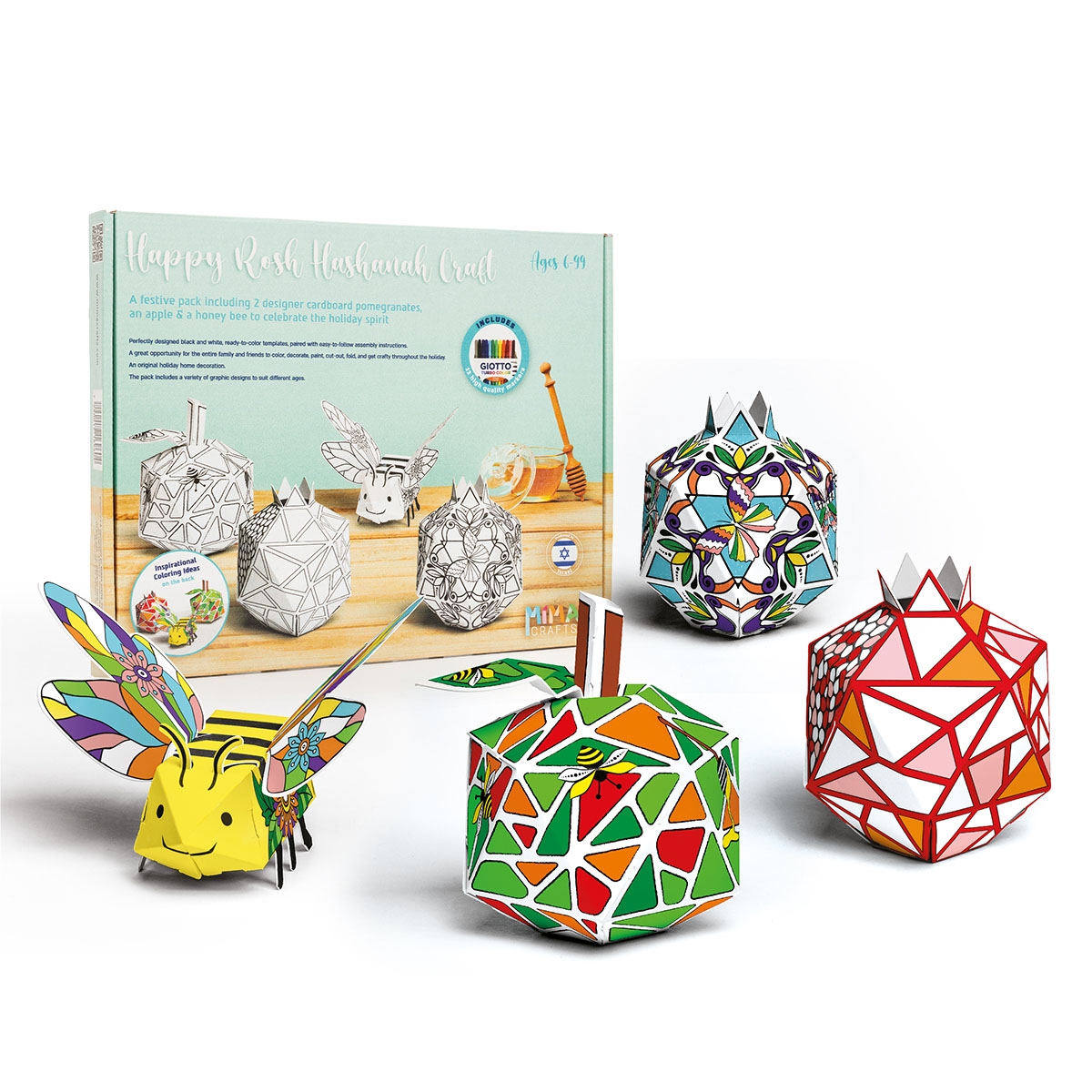 Symbols of Jewish Holidays 3D DIY Craft Set - 1