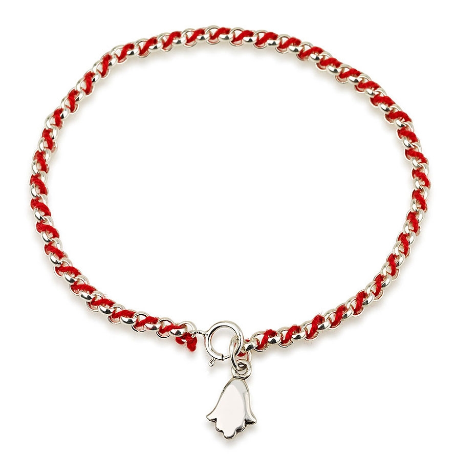 Red String Hamsa Kabbalah Bracelet - 1